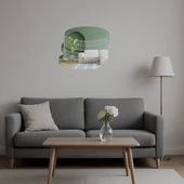 Altın Madeni Para Dekoratif Aynalı Tablo thumbnail 5