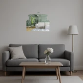 Öğrencili Okul Binası Dekoratif Aynalı Tablo thumbnail 5