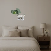 Kırmızı Tasmalı Kahverengi Köpek Aynalı Tablosu thumbnail 2