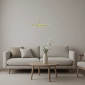 Sanatsal Uçak Duvar Dekorasyonu thumbnail 1