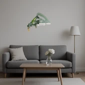 Eritilmiş Peynirli Pizza Dekoratif Aynalı Tablo thumbnail 5