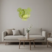 Ayıcık Bebek Temalı Dekoratif Altın Aynalı Tablo thumbnail 1