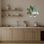 Hareketli Gözlü Güneş  Dekoratif Aynalı Tablo thumbnail 3