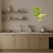 Dinozor Figürlü Çocuk Odası Dekoratif Altın Aynalı Tablosu thumbnail 3