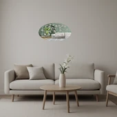 Zeytin ve Dolmalık Biberli Pizza Dekoratif Aynalı Tablo thumbnail 1