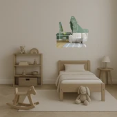 Modern Ofis Adamı ve Bilgisayar Tasarımlı  Duvar Aynalı Tablosu thumbnail 4