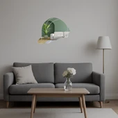 Güvenlik Kasklı Çocuk Dekoratif Aynalı Tablo thumbnail 5