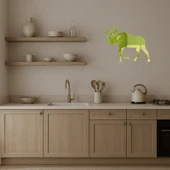 Orman Temalı Geyik Duvar Altın Aynalı Tablosu thumbnail 3