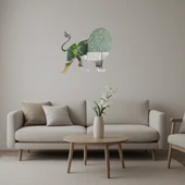 Öfkeli Aslan  Dekoratif Aynalı Tablo thumbnail 1