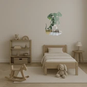 Kırmızı Tasmali Köpek Dekoratif  Aynalı Tablo thumbnail 4