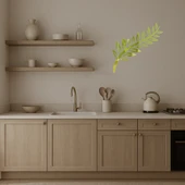 Zeytin Dalı Motifli Dekoratif Altın Aynalı Tablo thumbnail 3