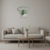 Potadaki Basketbol  Duvar Aynalı Tablosu thumbnail 1