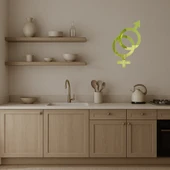 Unisex Tuvalet Sembolü Dekoratif Duvar Tabelası thumbnail 2