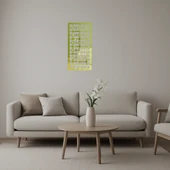 Modern Çiçek Motifli  Duvar Altın Aynalı Tablosu thumbnail 1