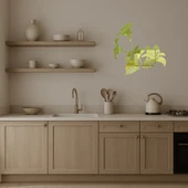 Renkli Çiçek Desenli Dekoratif Altın Aynalı Tablo thumbnail 3