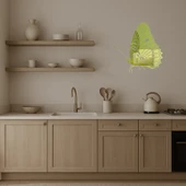 Şık Kelebek Motifli Altın Aynalı Tablo thumbnail 2