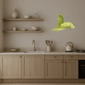 Şık Köpek Silüetli Altın Aynalı Tablo thumbnail 4