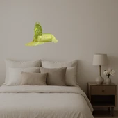 Şık Köpek Silüetli Altın Aynalı Tablo thumbnail 3