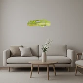 Minimalist Araba Çizimli  Dekoratif Altın Aynalı Tablo thumbnail 1