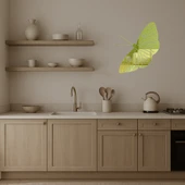 Vintage Kelebek Altın Aynalı Tablo thumbnail 3