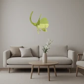 Vintage Çiçek Desenli Altın Aynalı Tablo thumbnail 1