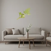 Modern Kelebek Figürlü Dekoratif Altın Aynalı Tablolar thumbnail 1