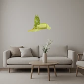 Şık Köpek Silüetli Altın Aynalı Tablo thumbnail 1