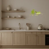 Köpek Kavgası Tasarımlı Dekoratif Altın Aynalı Tablo thumbnail 4