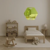 Modern Geometrik Desenli  Dekoratif Altın Aynalı Tablo thumbnail 4