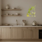 Husky Köpek Yüzü  Dekoratif Duvar Altın Aynalı Tablosu thumbnail 4