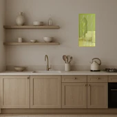 Minimal Çiçek Motifli  Altın Aynalı Tablo thumbnail 3