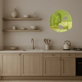 Göz Atan Emoji Dekoratif Altın Aynalı Tablo thumbnail 3