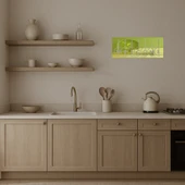 Balonlu Karşılama Temalı  Dekoratif Altın Aynalı Tablo thumbnail 3