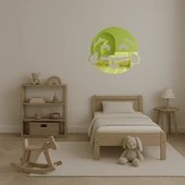 Gözyaşlarıyla Gülen Emoji  Dekoratif Altın Aynalı Tablo thumbnail 3