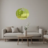 Taze Domates Motifli  Dekoratif Duvar Altın Aynalı Tablosu thumbnail 1