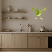 Sporcu Kalp Dekoratif Altın Aynalı Tablo thumbnail 3