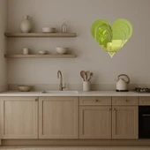 Zarif Kalpler Desenli İç Mekan Altın Aynalı Tablo thumbnail 2