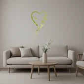 Minimalist Aşk Yazılı  Duvar Altın Aynalı Tablosu thumbnail 1