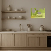 Aile Eller ve Kalp Temalı Dekoratif Altın Aynalı Tablo thumbnail 2