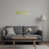 I Cherish You Romantik Dekor Altın Aynalı Tablosu thumbnail 4