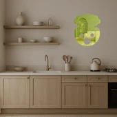 Patlayan Kafa Yüz İfadeli Dekoratif Altın Aynalı Tablo thumbnail 3