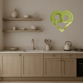 Aşk ve Doğa Temalı  Duvar Altın Aynalı Tablosu thumbnail 3