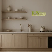 Aşk Dolu Kalp Desenli Duvar Altın Aynalı Tablosu thumbnail 3