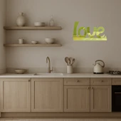 Aşk Temalı  Kalp Motifli Duvar Altın Aynalı Tablosu thumbnail 5