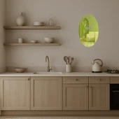 Mutlu Bebek İç Mekan Dekoratif Altın Aynalı Tablo thumbnail 2