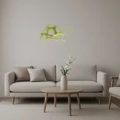 Kaplumbağa Figürlü  Dekoratif Duvar Altın Aynalı Tablosu thumbnail 1