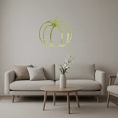 Yeşil Biber Dekoratif İç Mekan Altın Aynalı Tablosu thumbnail 1