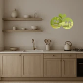 Romantik Çift Emoji  Dekoratif Altın Aynalı Tablo thumbnail 3