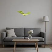 Gotik Tarzda Uçan Yarasa  Dekoratif Altın Aynalı Tablo thumbnail 5