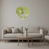 Aşk ve Doğa Temalı  Duvar Altın Aynalı Tablosu thumbnail 1